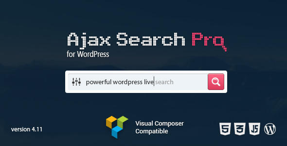 Ajax Search Pro for WordPress v4.11.12