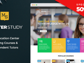 Masterstudy - Education WordPress Theme Nulled