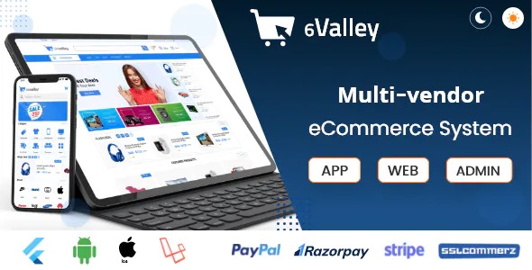 6valley Multi-Vendor E-commerce Nulled