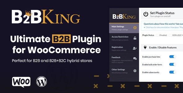 B2BKing - The Ultimate WooCommerce B2B & Wholesale Plugin
